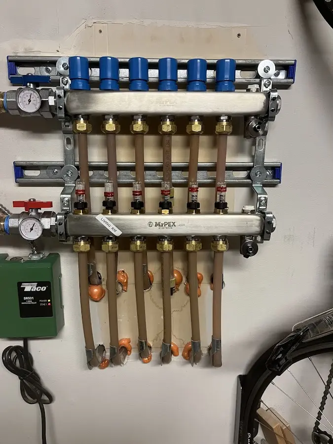 Plumber performing Leak Detection at a residential property in Silver Spring